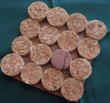 how to make wine cork coasters